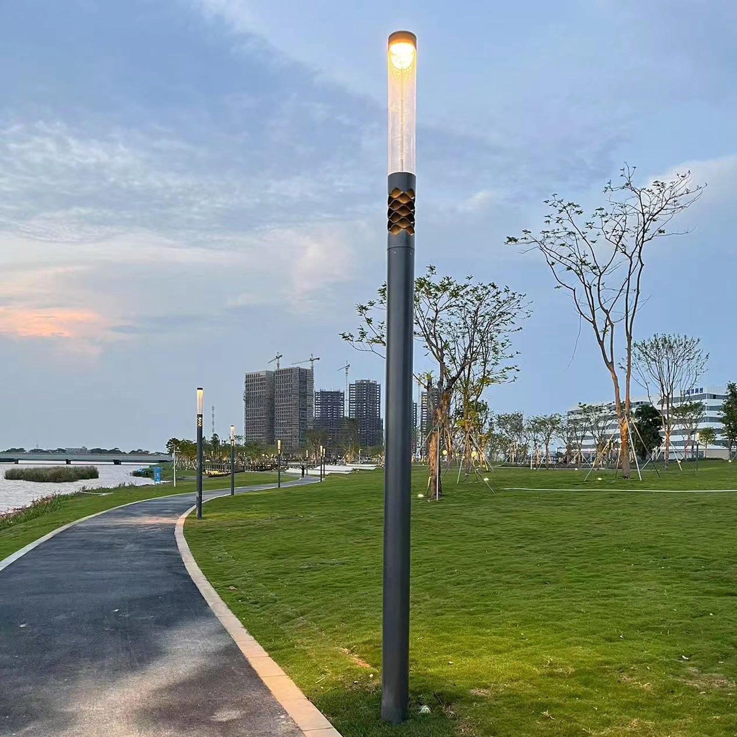 Rustic Yard Post Light