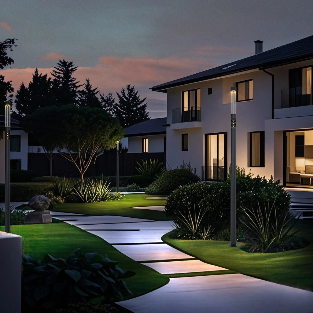 Rustic Yard Post Light 4