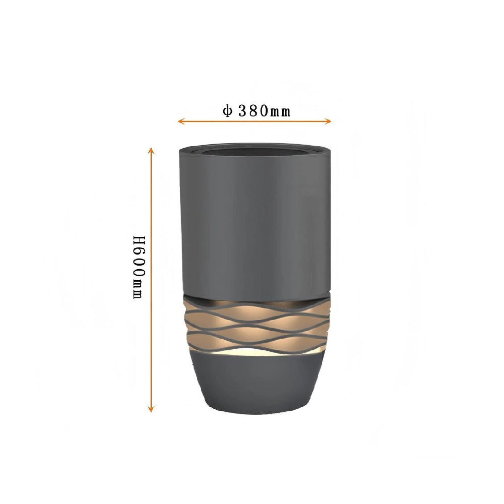 Modern Outdoor LED Lamp_Stool or Flower Pot Design 13