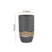 Modern Outdoor LED Lamp_Stool or Flower Pot Design 13