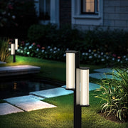 Outdoor Garden Low Floor Lamp Close-up