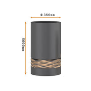 Outdoor Versatile Cylinder Low Light 13 Planter Style D380*H600MM
