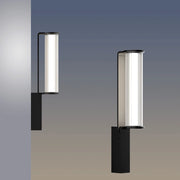 Close-up of outdoor wall lamp