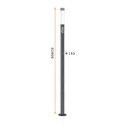 Rustic Yard Post Light 9